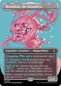 Morophon, the Boundless (Borderless) - Commander Masters - Magic: The Gathering card