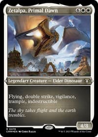 Zetalpa, Primal Dawn (Foil Etched) - Commander Masters - Magic: The Gathering card