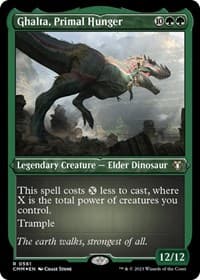 Ghalta, Primal Hunger (Foil Etched) - Commander Masters - Magic: The Gathering card
