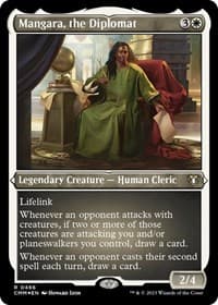 Mangara, the Diplomat (Foil Etched) - Commander Masters - Magic: The Gathering card