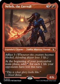 Neheb, the Eternal (Foil Etched) - Commander Masters - Magic: The Gathering card