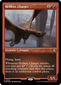 Hellkite Charger (Foil Etched) - Commander Masters - Magic: The Gathering card