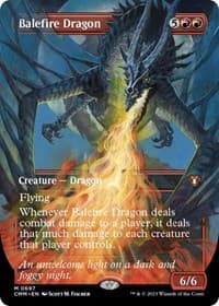 Balefire Dragon (Borderless) - Commander Masters - Magic: The Gathering card