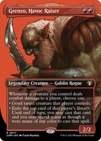 Grenzo, Havoc Raiser (Borderless) - Commander Masters - Magic: The Gathering card