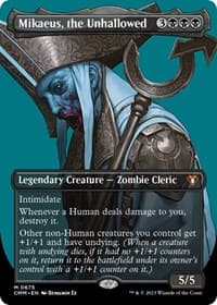 Mikaeus, the Unhallowed (Borderless) - Commander Masters - Magic: The Gathering card