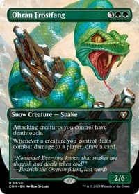 Ohran Frostfang (Borderless) - Commander Masters - Magic: The Gathering card