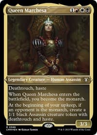 Queen Marchesa (Foil Etched) - Commander Masters - Magic: The Gathering card