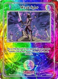 Weak Spot - Warped Crusaders [1st Edition] - Akora TCG card