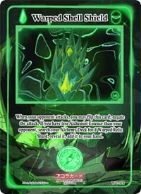 Warped Shell Shield - Warped Crusaders [1st Edition] - Akora TCG card