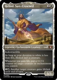 Heliod, Sun-Crowned (Foil Etched) - Commander Masters - Magic: The Gathering card