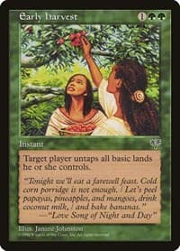Early Harvest - Mirage - Magic: The Gathering card