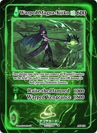 Warped Magna-Kiiko - Afelium Unleashed [1st Edition] - Akora TCG card