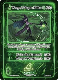 Warped Magna-Kiiko (Holo) - Afelium Unleashed [1st Edition] - Akora TCG card
