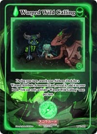 Warped Wild Calling - Warped Crusaders [1st Edition] - Akora TCG card