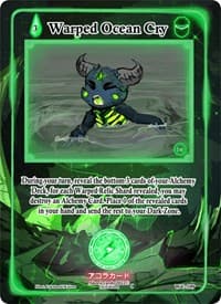 Warped Ocean Cry - Warped Crusaders [1st Edition] - Akora TCG card