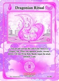 Dragonian Ritual - Afelium Unleashed [1st Edition] - Akora TCG card