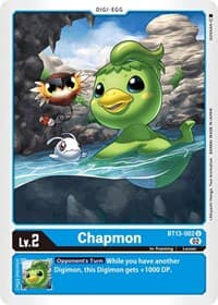 Chapmon - Versus Royal Knights - Digimon Card Game card