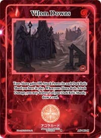 Vilom Downs (Holo) - Afelium Unleashed [1st Edition] - Akora TCG card