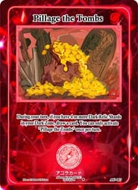 Pillage the Tombs - Afelium Unleashed [1st Edition] - Akora TCG card