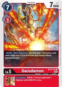Garudamon - Versus Royal Knights - Digimon Card Game card