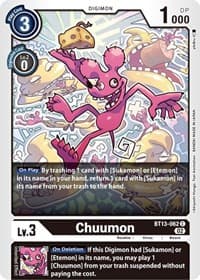 Chuumon - Versus Royal Knights - Digimon Card Game card