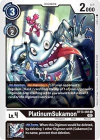 PlatinumSukamon - Versus Royal Knights - Digimon Card Game card