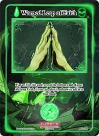 Warped Leap of Faith - Warped Crusaders [1st Edition] - Akora TCG card