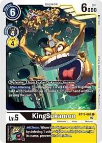 KingSukamon - Versus Royal Knights - Digimon Card Game card