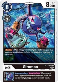Giromon - Versus Royal Knights - Digimon Card Game card