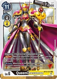 QueenChessmon - Versus Royal Knights - Digimon Card Game card