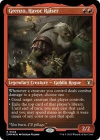 Grenzo, Havoc Raiser (Foil Etched) - Commander Masters - Magic: The Gathering card