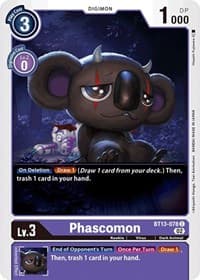 Phascomon - Versus Royal Knights - Digimon Card Game card