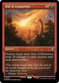 Star of Extinction (Foil Etched) - Commander Masters - Magic: The Gathering card