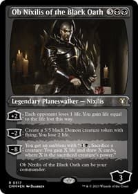 Ob Nixilis of the Black Oath (Foil Etched) - Commander Masters - Magic: The Gathering card
