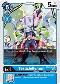 TeslaJellymon - Versus Royal Knights - Digimon Card Game card