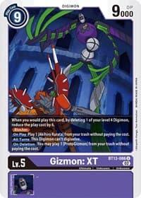 Gizmon: XT - Versus Royal Knights - Digimon Card Game card