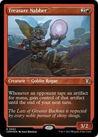 Treasure Nabber (Foil Etched) - Commander Masters - Magic: The Gathering card
