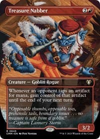Treasure Nabber (Borderless) - Commander Masters - Magic: The Gathering card