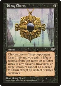 Ebony Charm - Mirage - Magic: The Gathering card