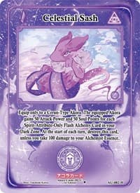 Celestial Sash (Holo) - Afelium Unleashed [1st Edition] - Akora TCG card