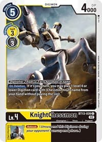 KnightChessmon BT13-039 - Versus Royal Knights - Digimon Card Game card