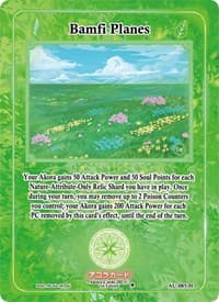 Bamfi Planes (Holo) - Afelium Unleashed [1st Edition] - Akora TCG card
