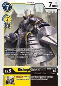 BishopChessmon - Versus Royal Knights - Digimon Card Game card
