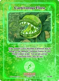 Carnivorous Flora - Afelium Unleashed [1st Edition] - Akora TCG card
