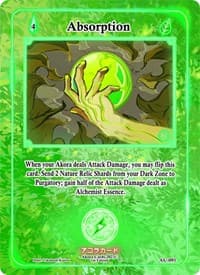 Absorption - Afelium Unleashed [1st Edition] - Akora TCG card