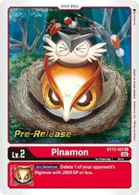 Pinamon - Versus Royal Knights Pre-Release Cards - Digimon Card Game card