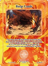 Bargs Lands (Holo) - Afelium Unleashed [1st Edition] - Akora TCG card