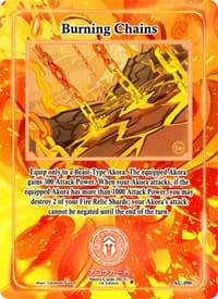 Burning Chains - Afelium Unleashed [1st Edition] - Akora TCG card