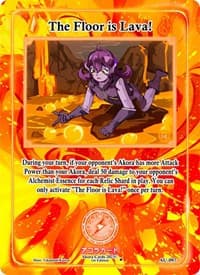 The Floor is Lava! - Afelium Unleashed [1st Edition] - Akora TCG card