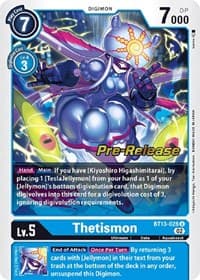 Thetismon - Versus Royal Knights Pre-Release Cards - Digimon Card Game card